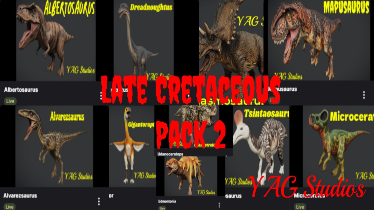 Media 1 for listing Late Cretaceous Pack 2
