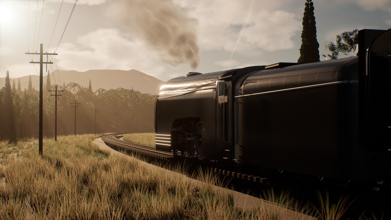 Media 1 for listing Mercury Streamliner 1936: Drivable and Walkable Steam Train