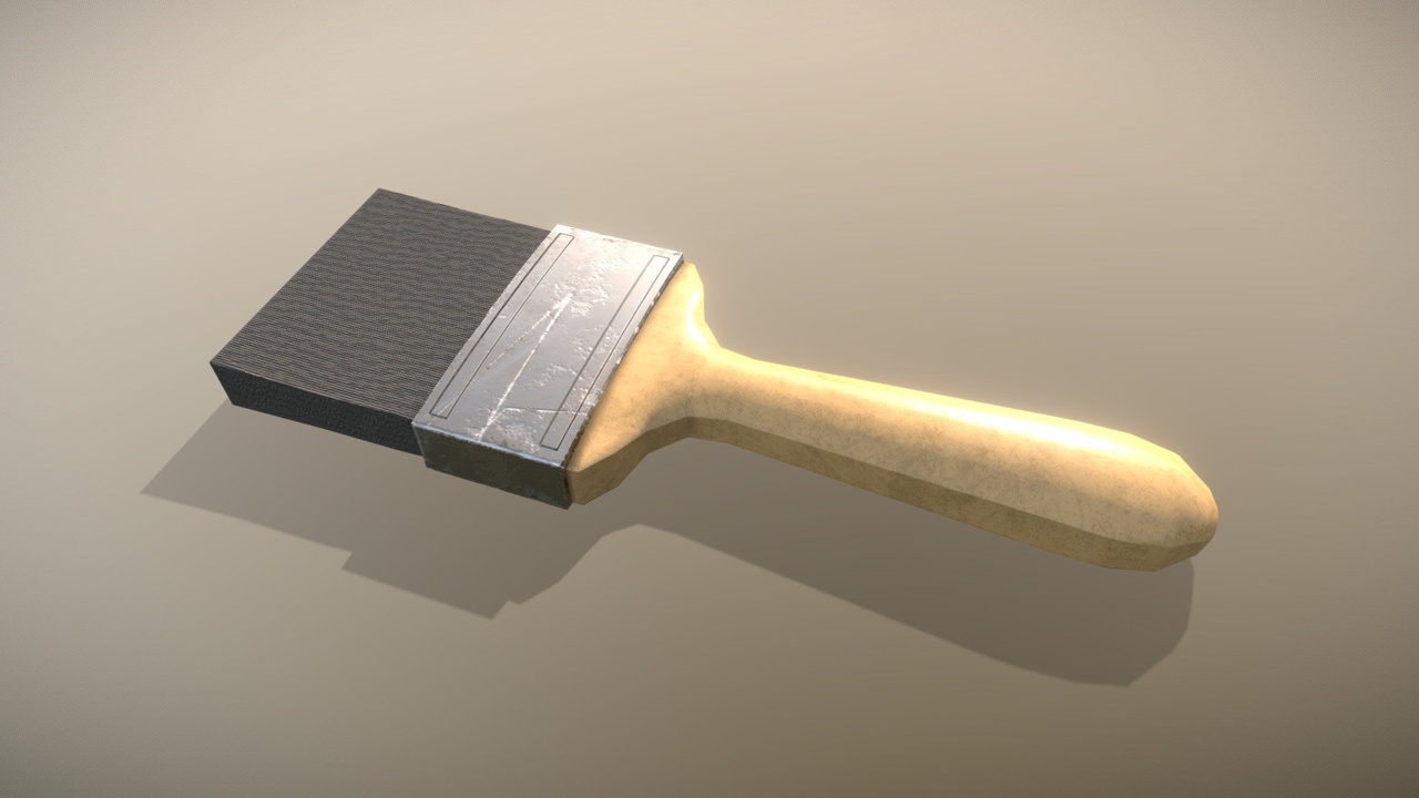Media 1 for listing Low Poly Paint Brush