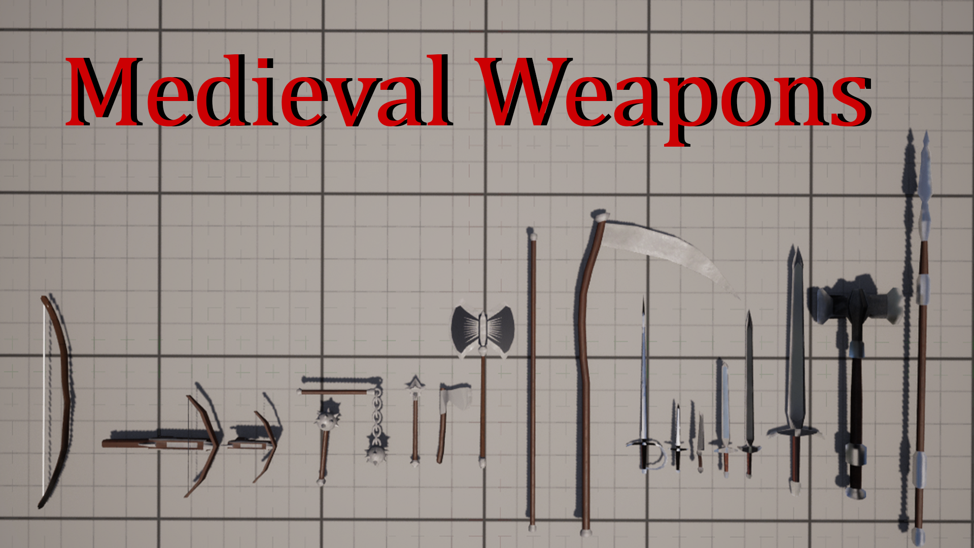 Medieval Weapons Pack | Fab
