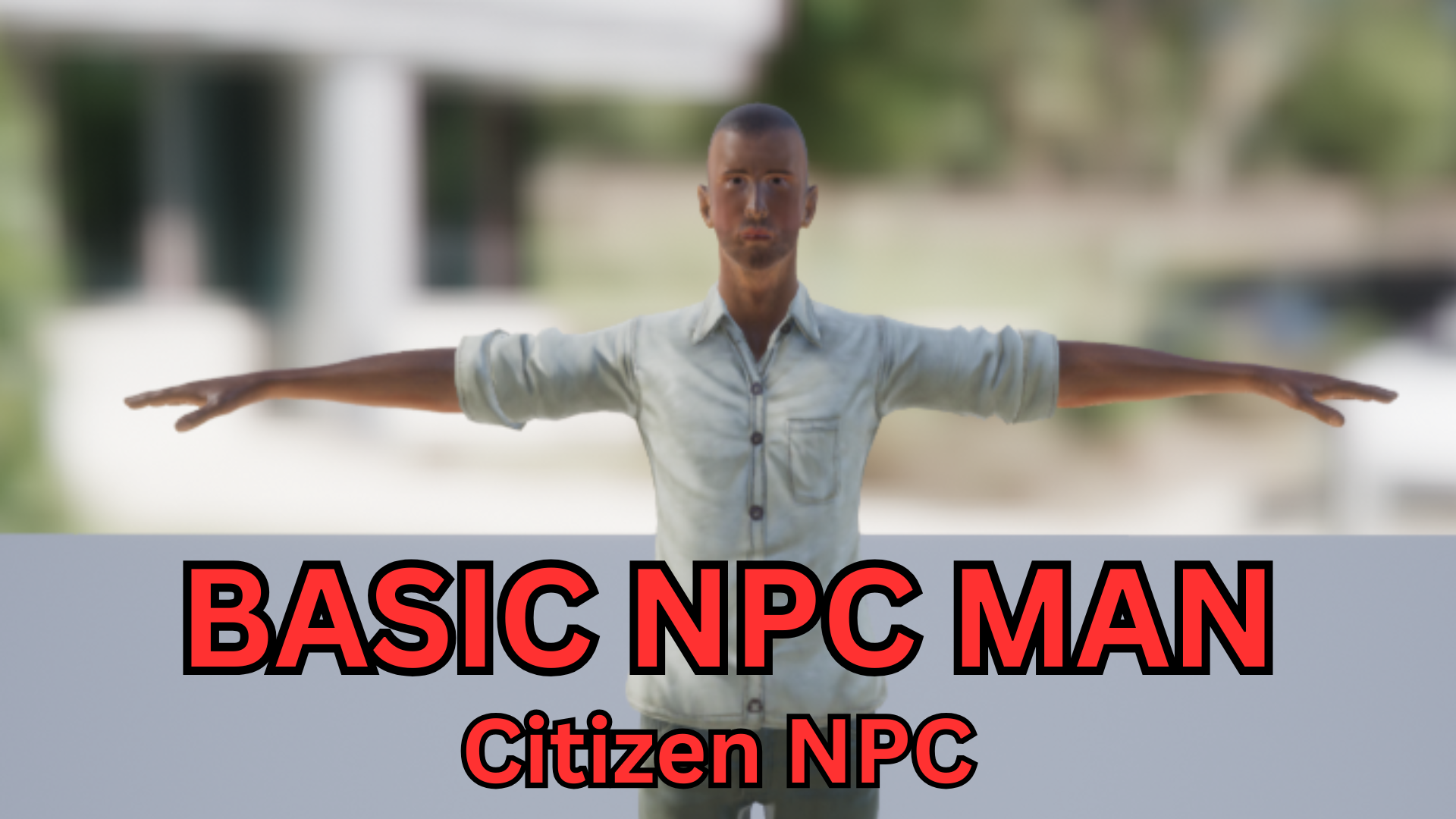 Basic NPC Man - Rigged | Fab