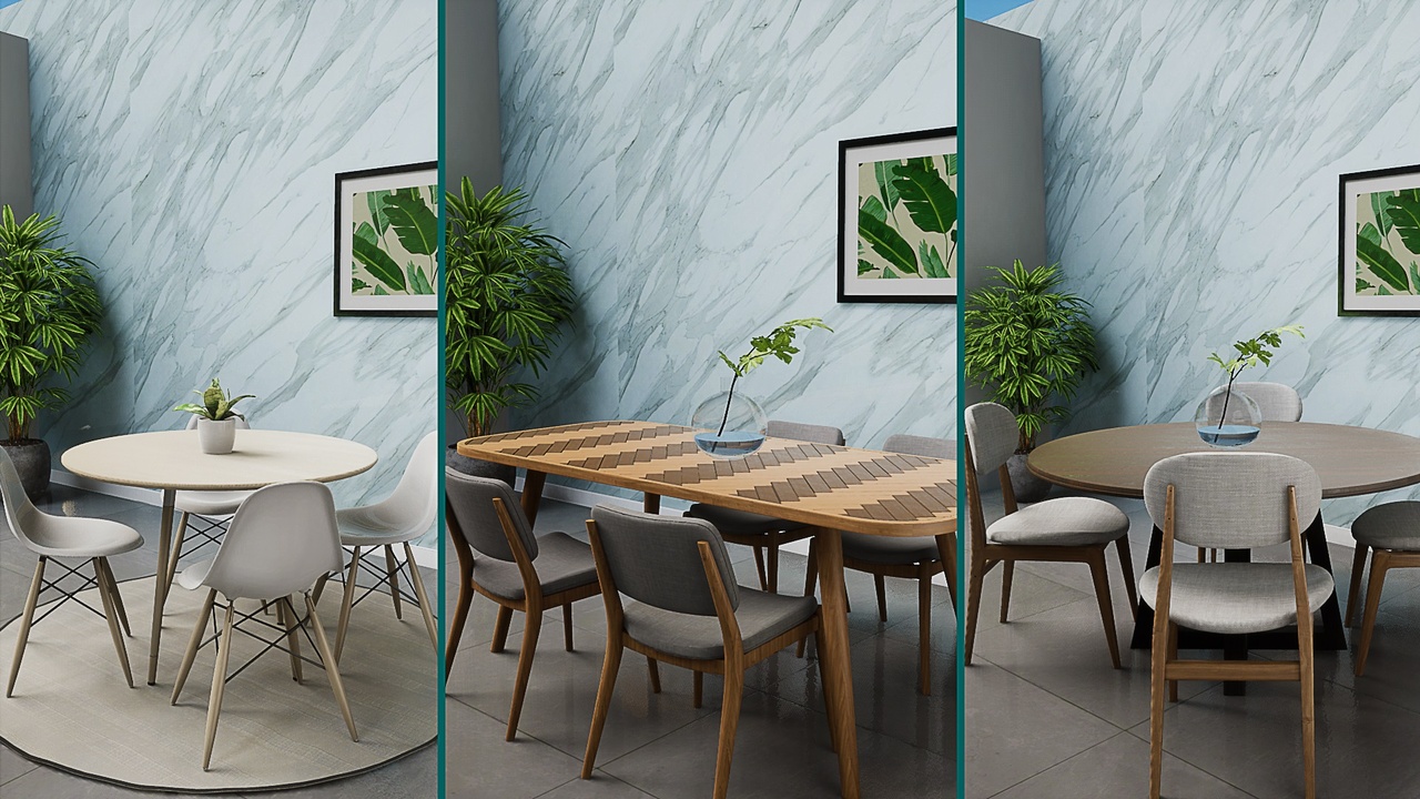 Media 1 for listing Dining Table and Chair Vol.01