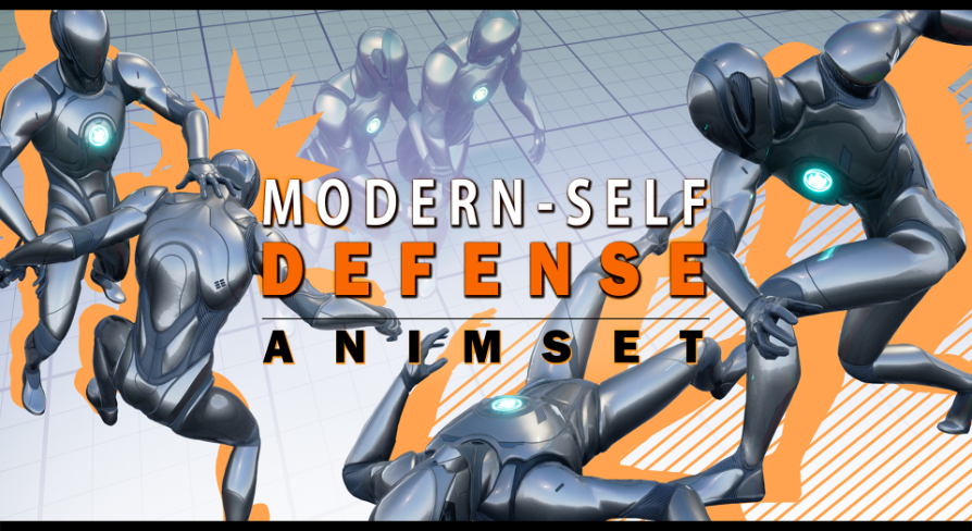 Modern-Self Defense AnimSet | Fab
