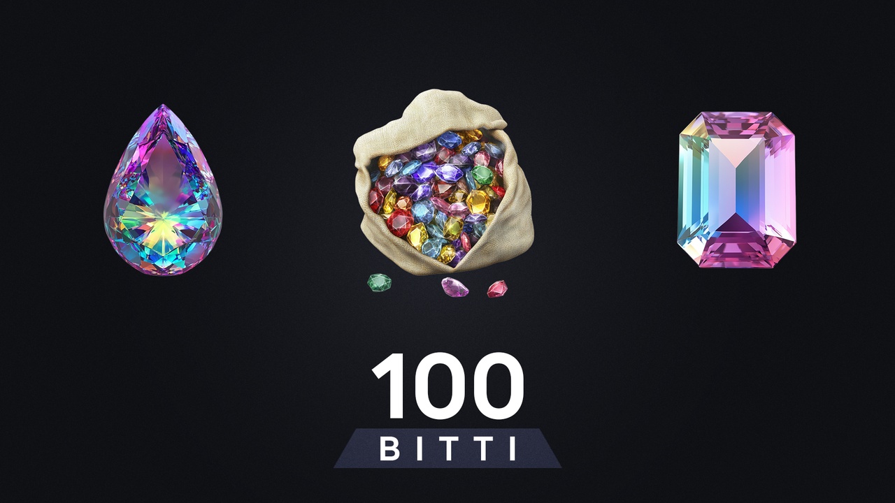 Media 1 for listing BITTI - Gems 100