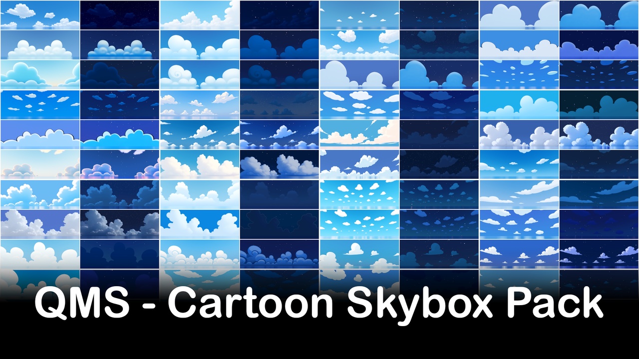 Media 1 for listing QMS - Cartoon Skybox Pack
