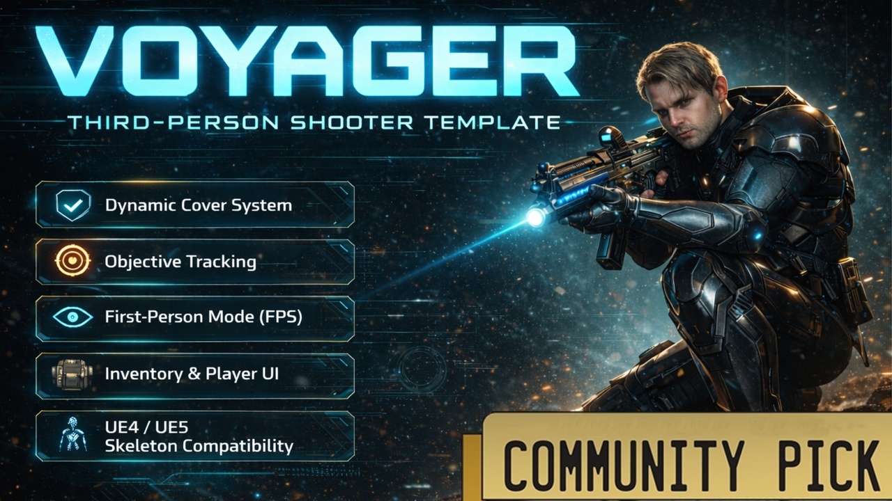 Voyager Third Person Shooter Template