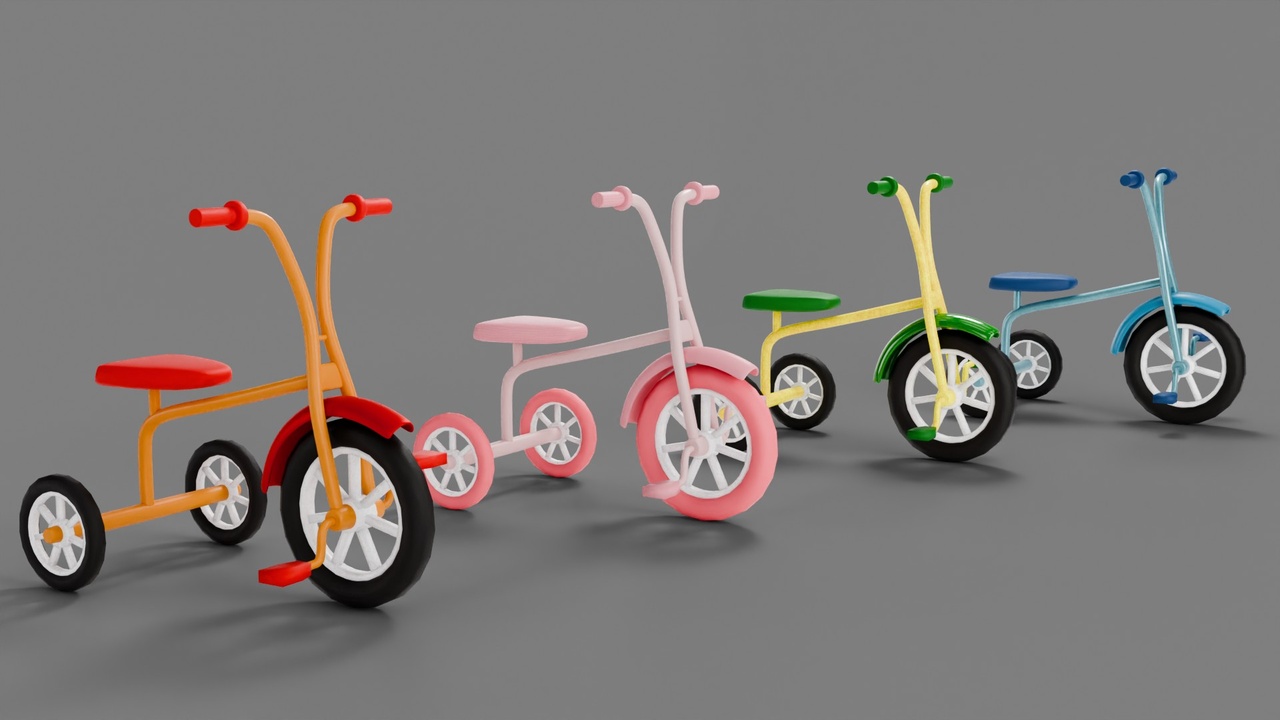 Media 1 for listing Stylized Kids Tricycle Kit