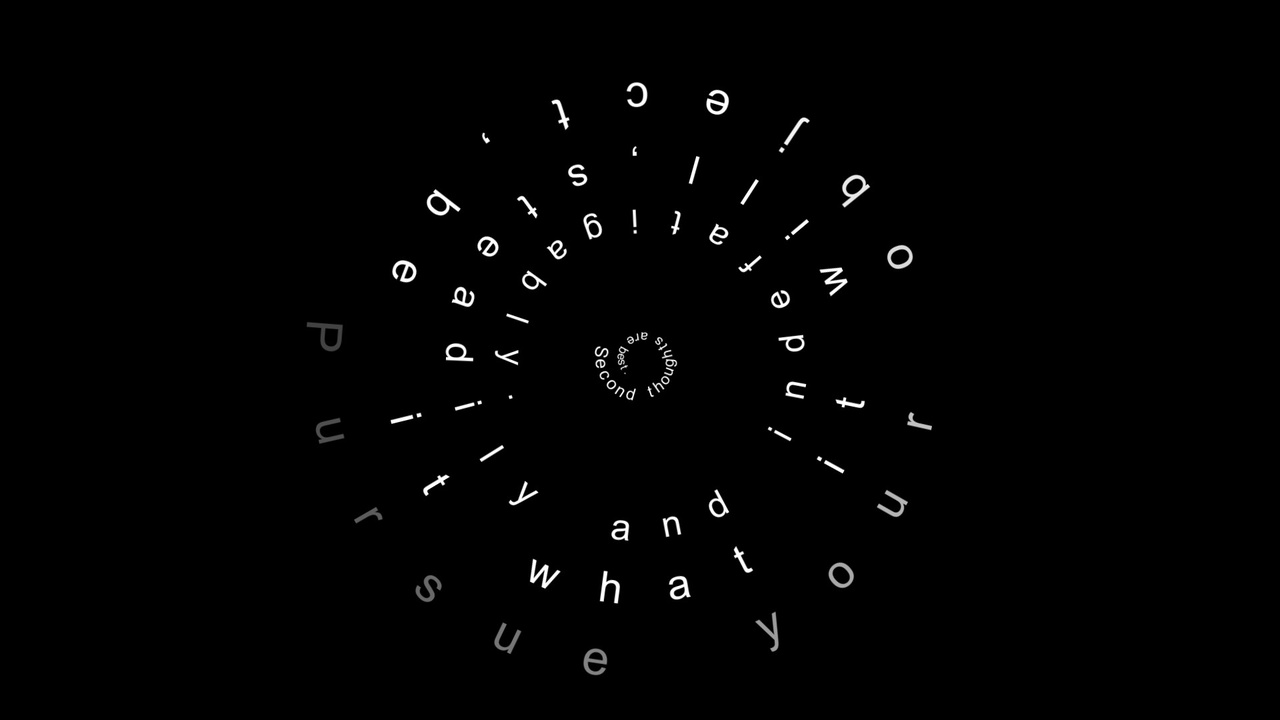 Media 1 for listing Spiral Rotation Text UI
