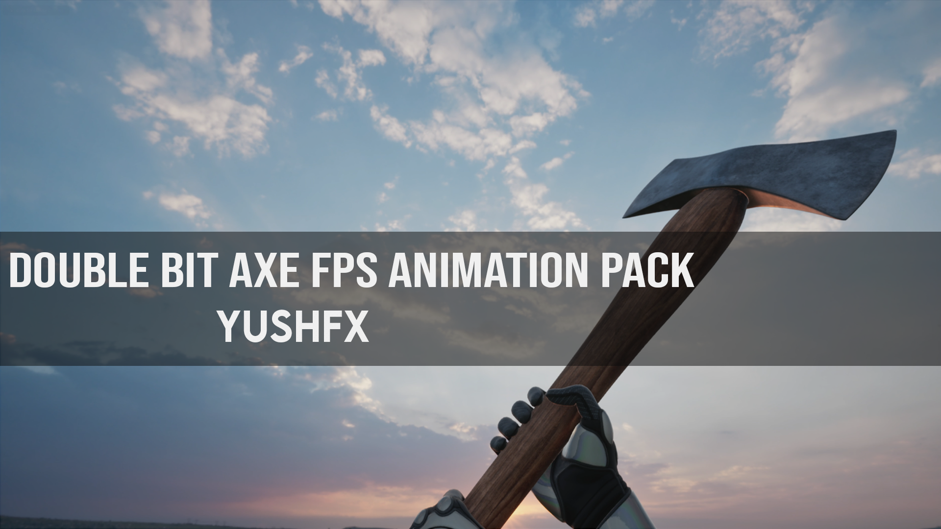 Double Bit Axe FPS Animation Pack | Fab