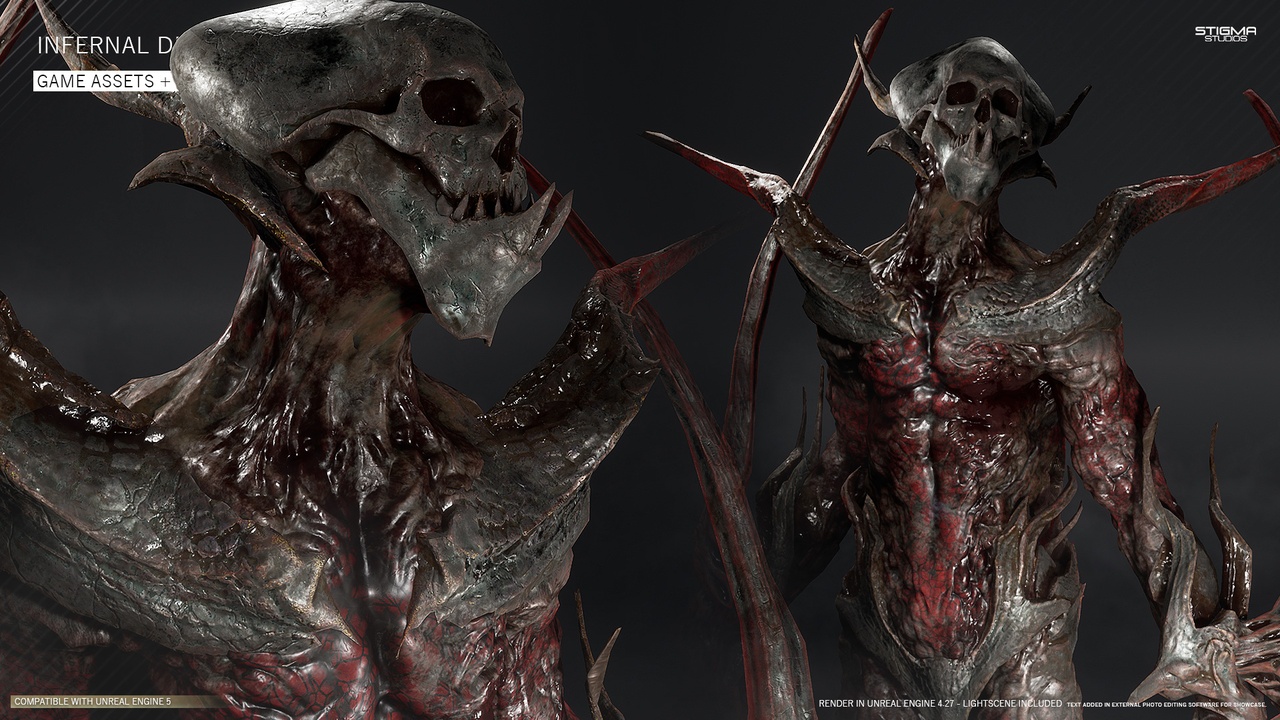 Media 1 for listing Infernal Demon 03 - Game Assets + Extra