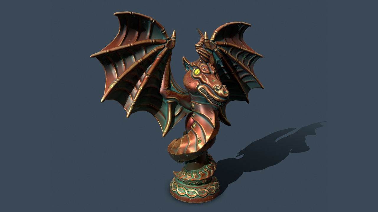 Media 1 for listing Statue dragon