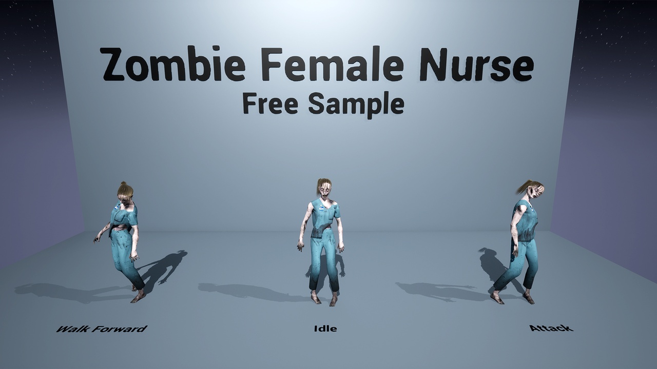 Media 1 for listing Zombie Female: Nurse