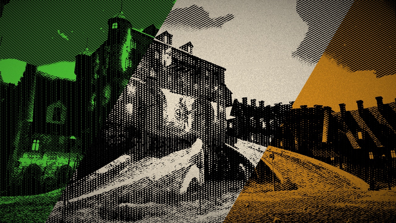 Multimedia 1 dla listy Post Process Shader - Fully Procedural Cross-hatch (Old Graphics & 1-bit Noir)