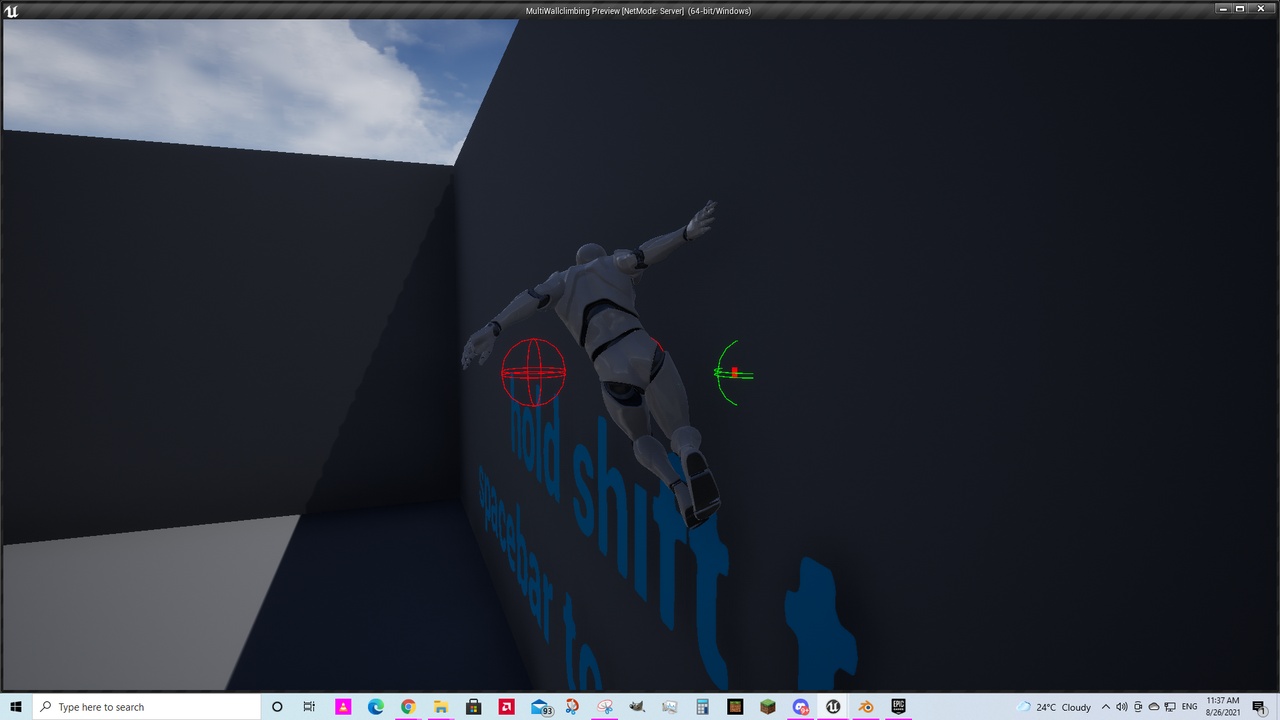 Media 1 for listing Multiplayer ready wallrunning Third person Template