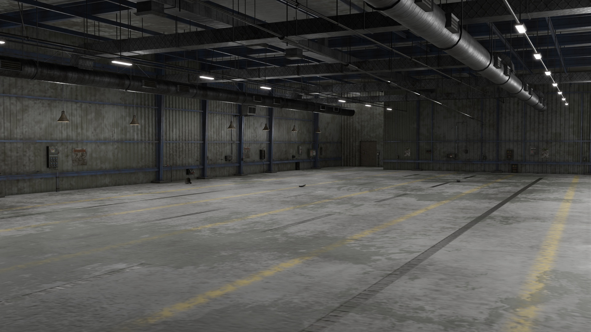 Media 1 for listing Old Dirty Garage With Interior All PBR Unity UE Textures Included
