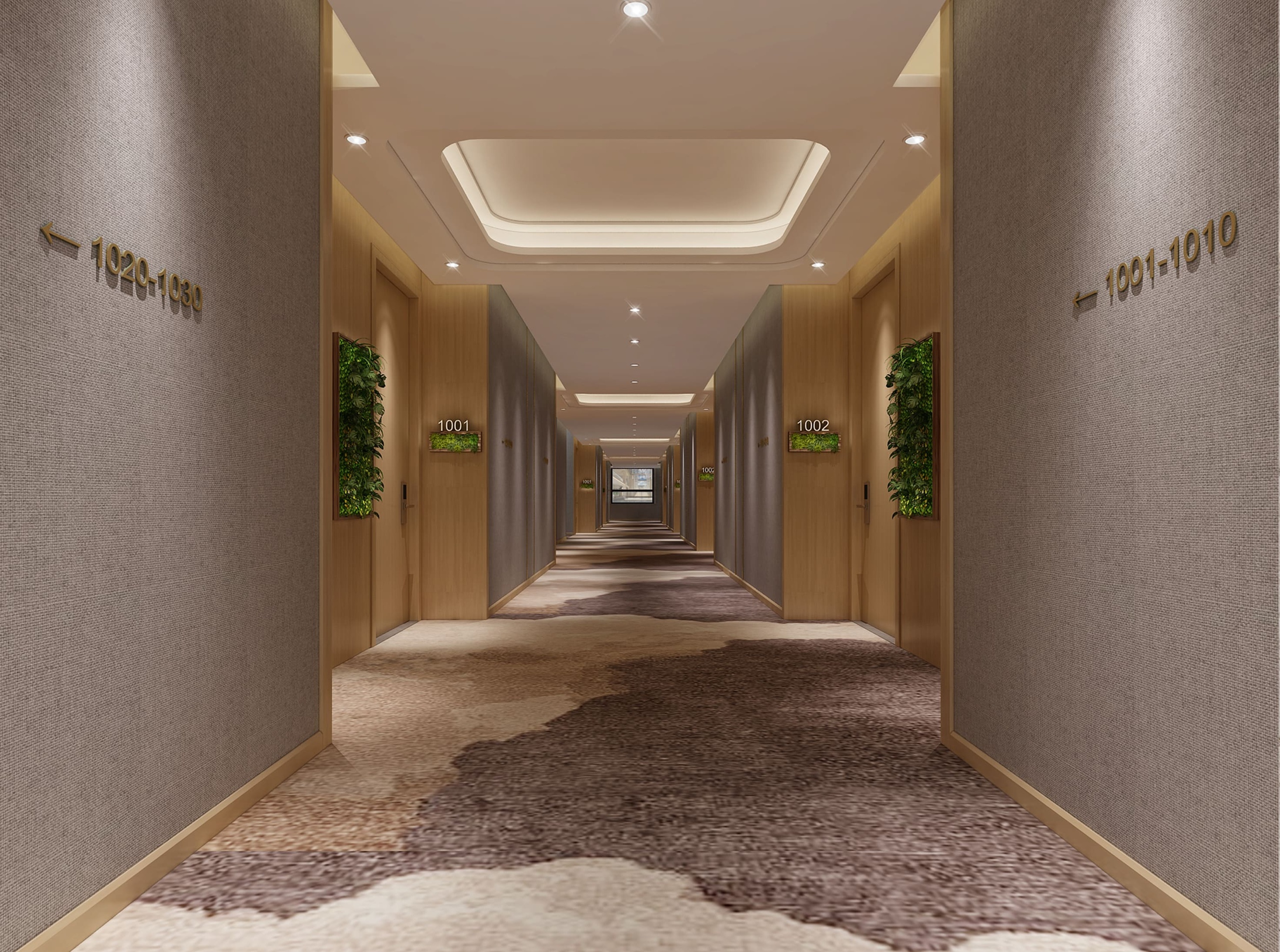 Media 1 for listing Modern Hotel Corridor |  Elevator Lobby