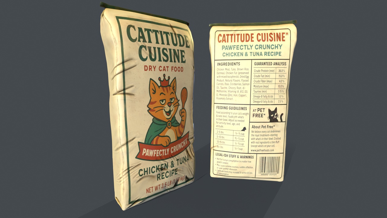 Media 1 for listing Cat Food Bag