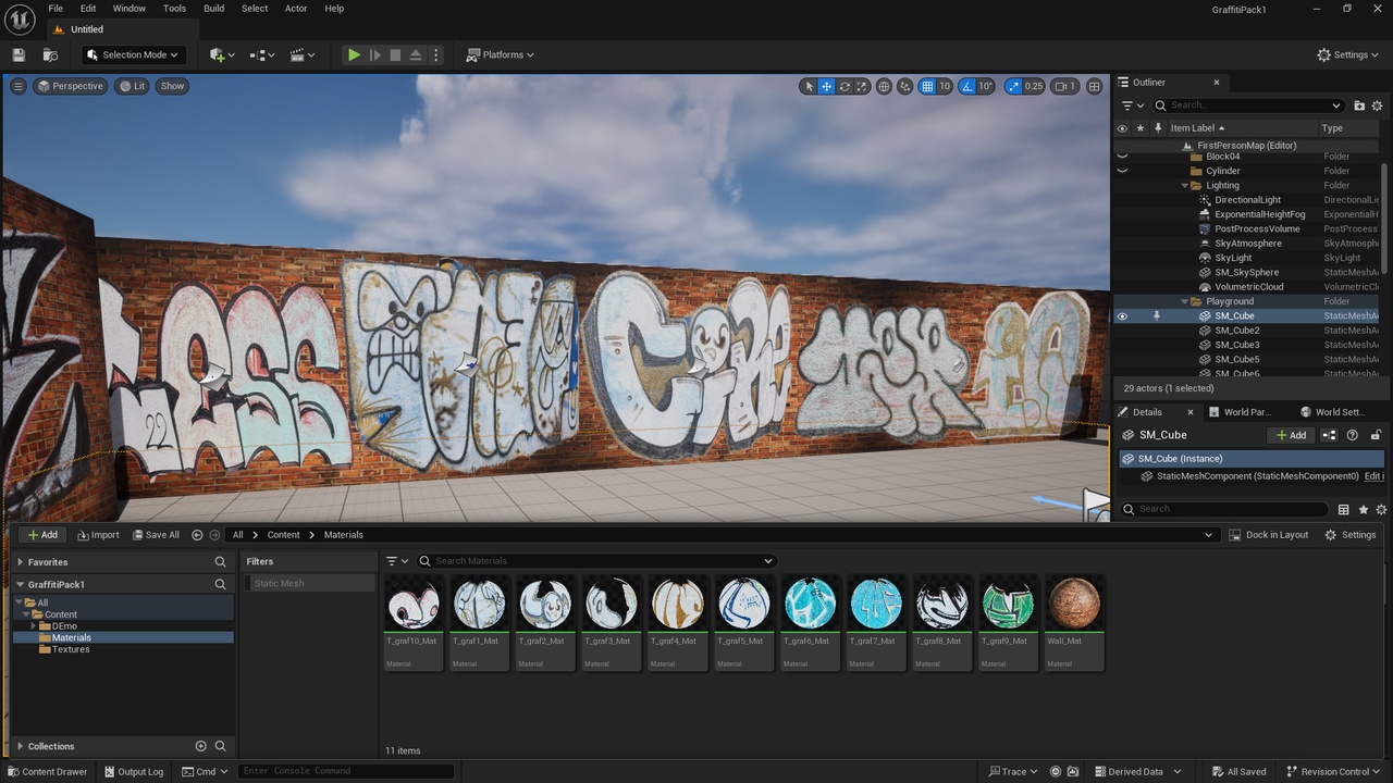 الوسائط 1 للقائمة GRAFFITI Pack 1