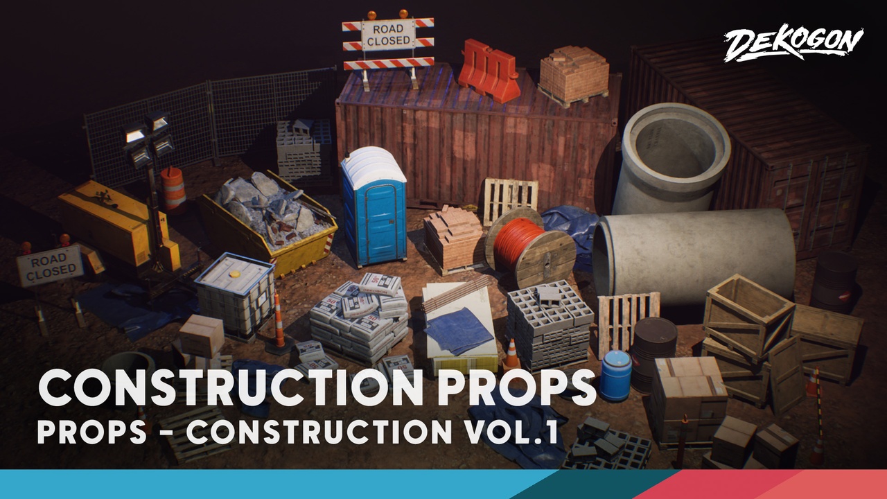 Media 1 for listing Construction Site VOL. 1 - Supply and Material Props