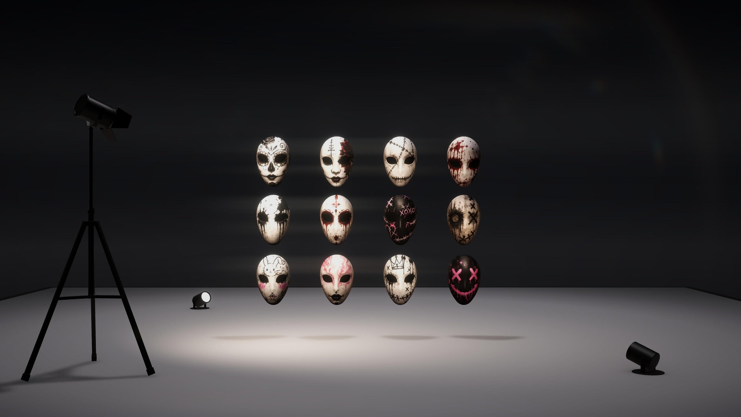 Media 1 for listing Horror Textured Masks Pack