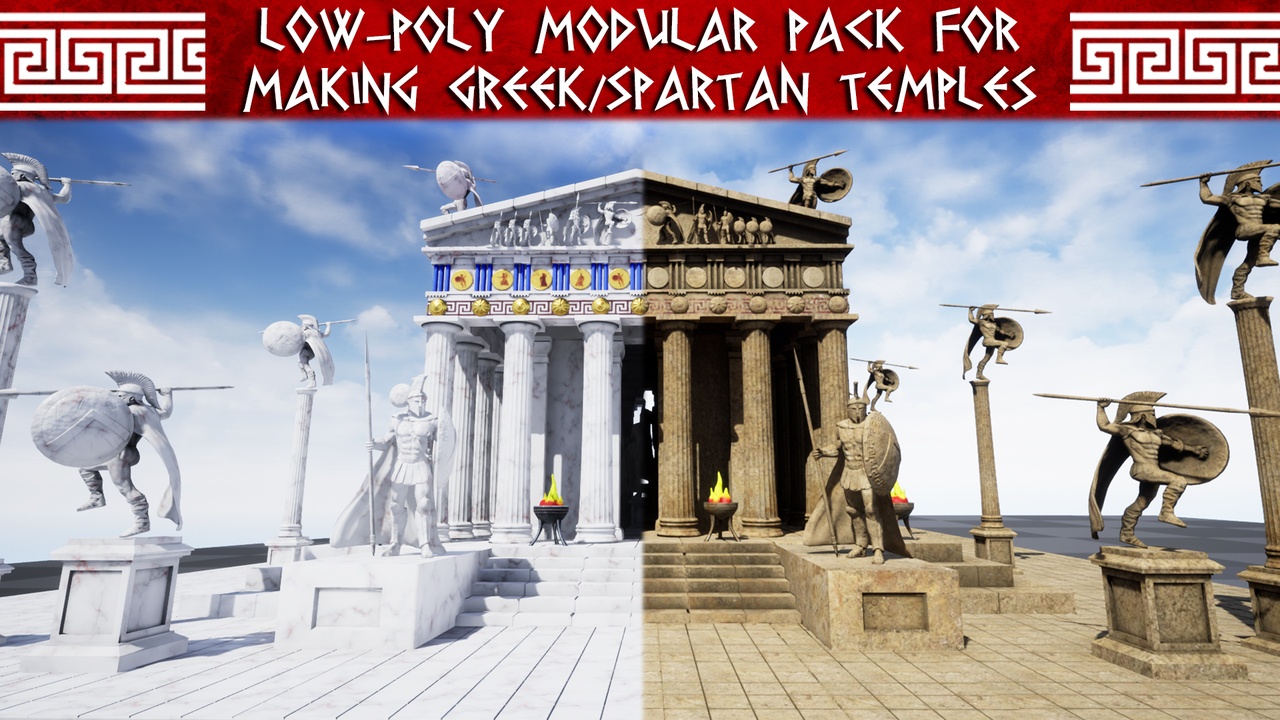 Media 1 for listing Modular Greek/Spartan Temple