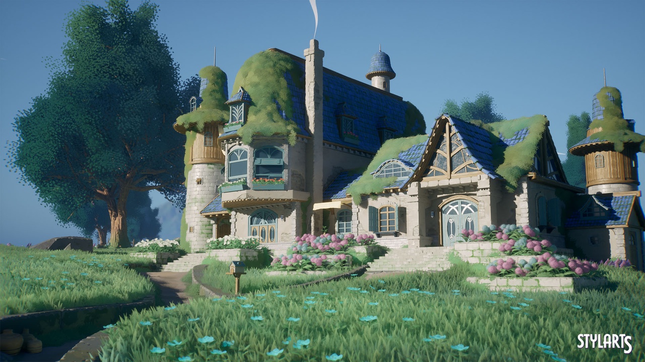 Media 1 for listing Stylized Azure Hillside ( Stylized Hillside Azure Hilltop Stylized Hill Azure )