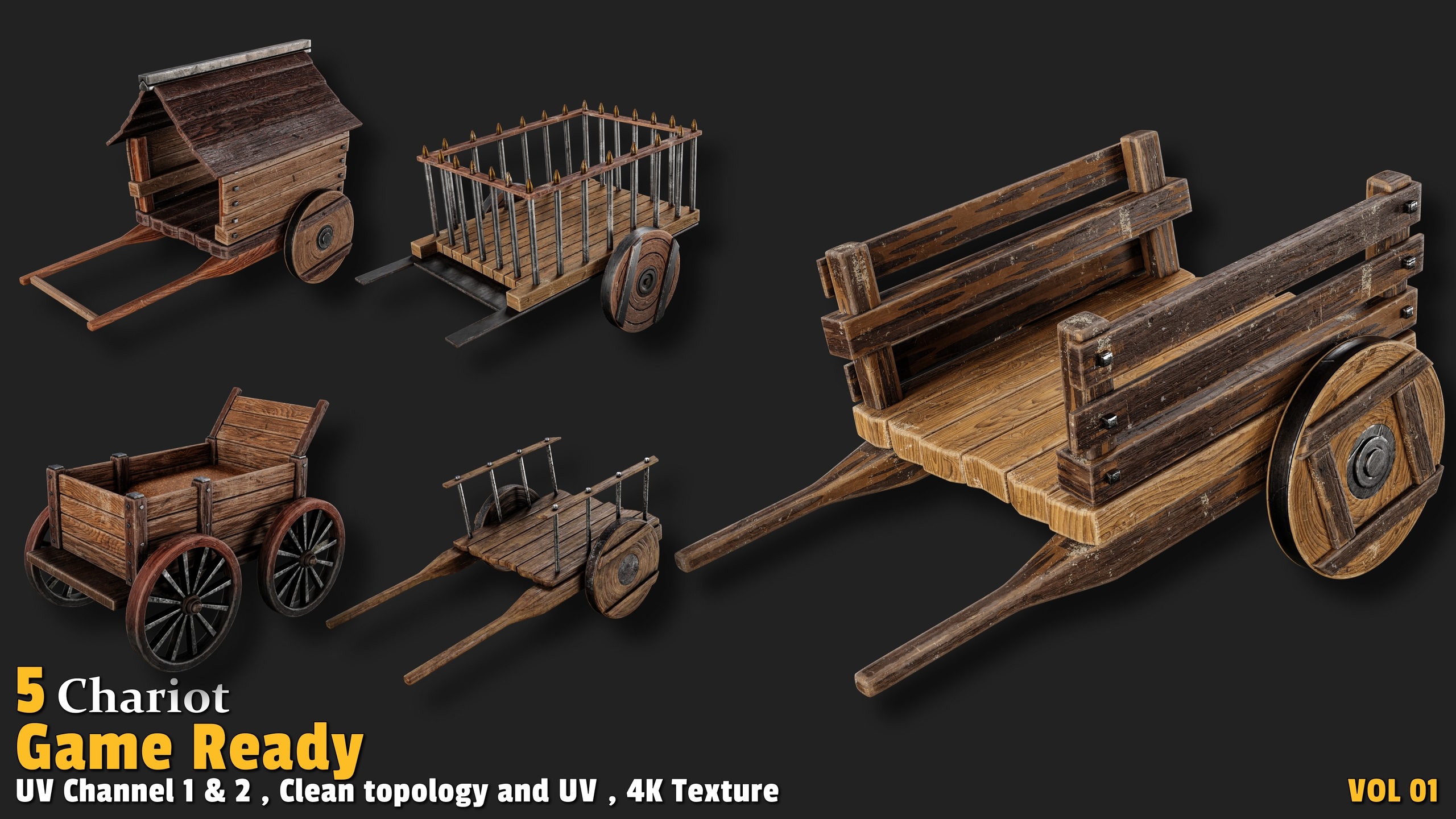 File multimediali per l'articolo 5 Chariot Game Ready-VOL01: 1