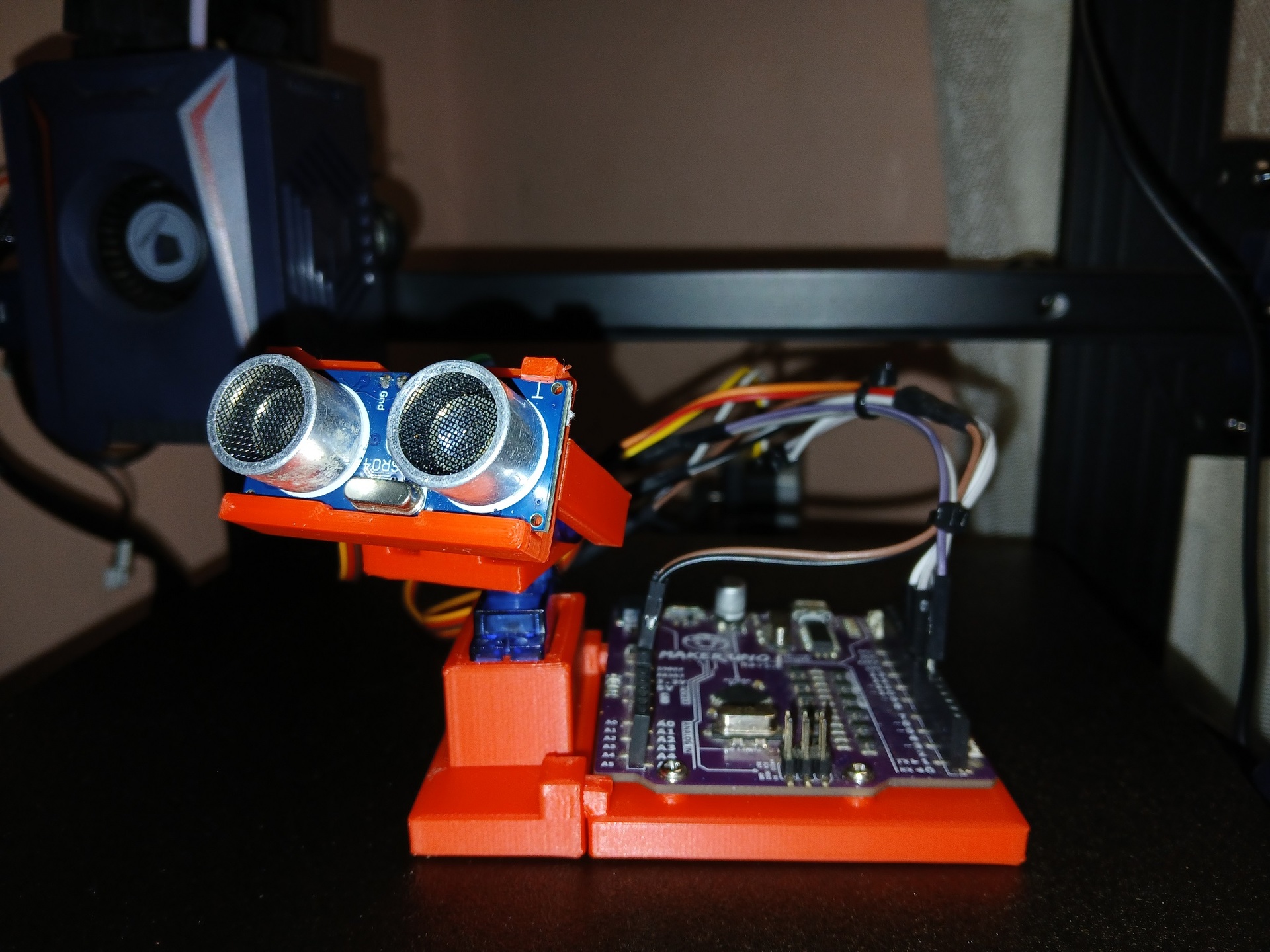 3D Print Sonar Radar Robot | Fab
