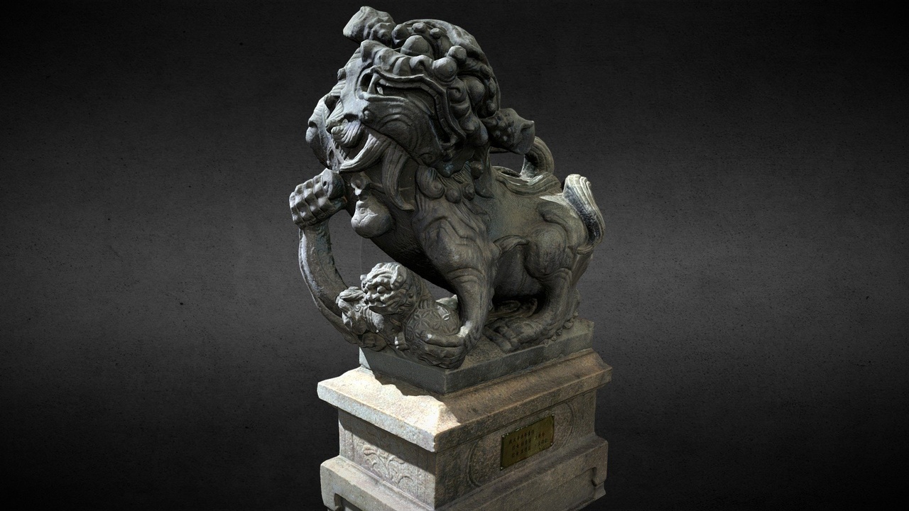 Media 1 for listing Lion-Statue-044F 旗津天后宮