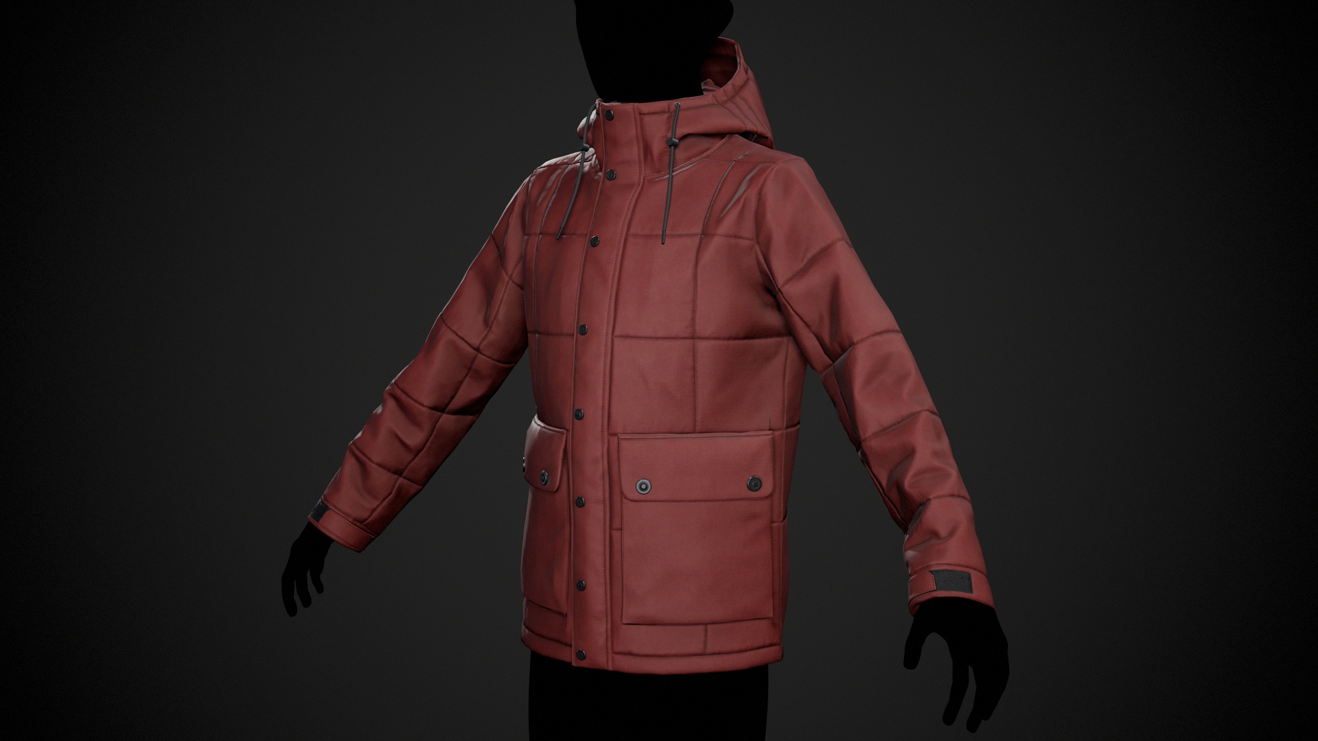 Медиа 1 для объявления Red Winter Jacket Style 1