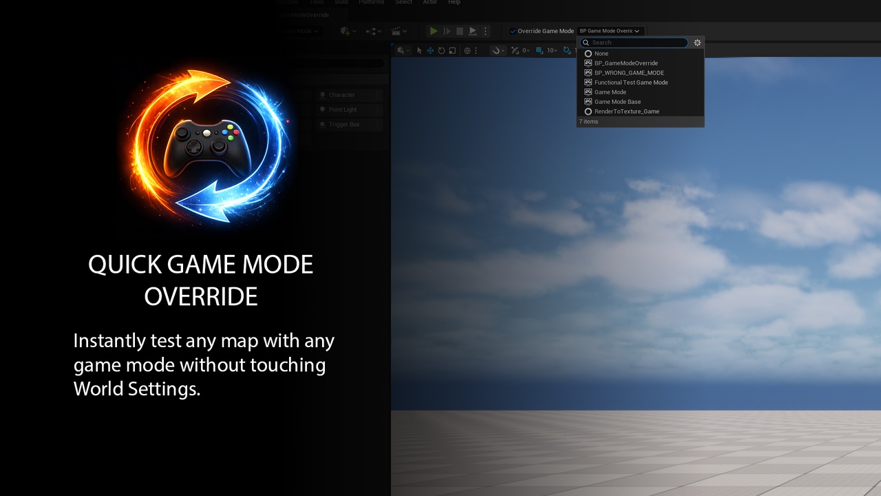 Media 1 for listing Quick Game Mode Override