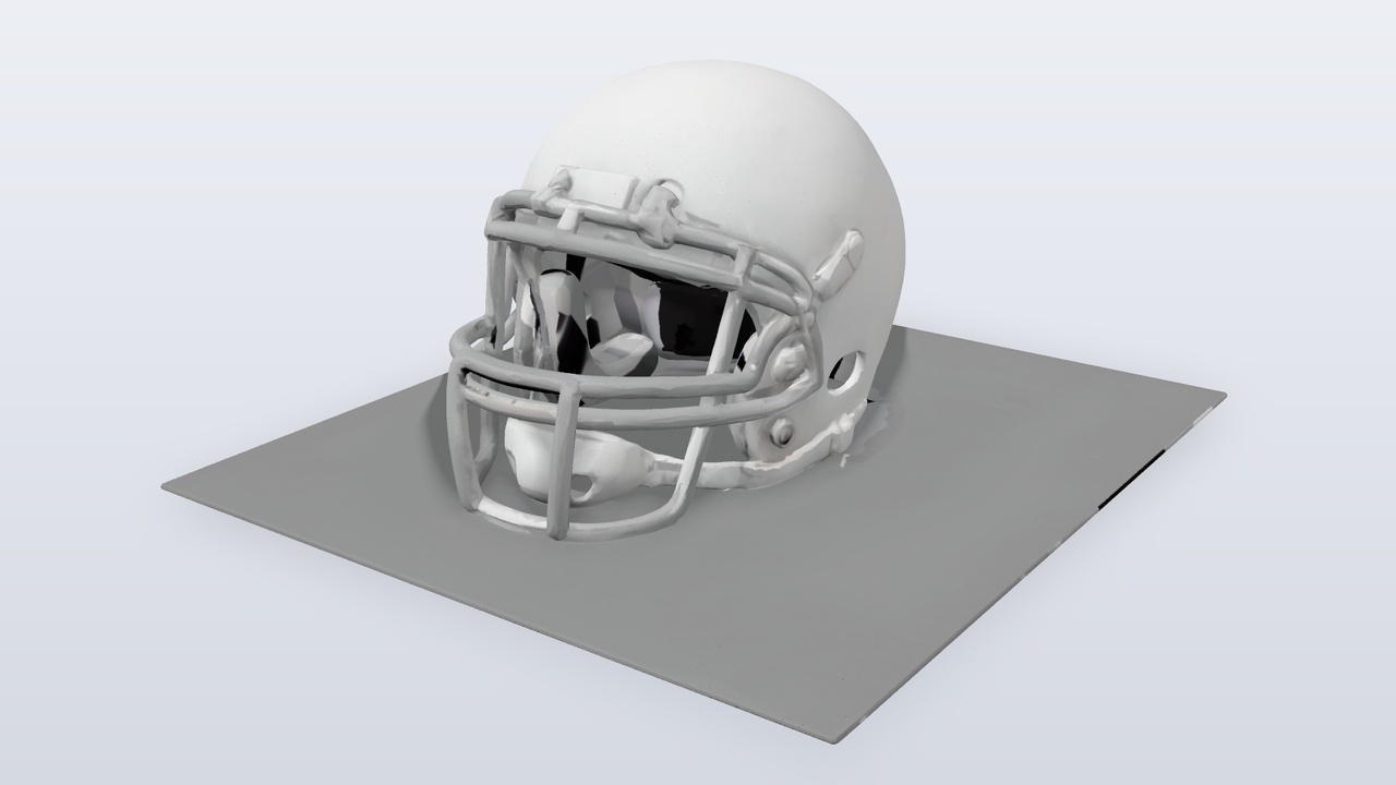 Professional Game Animation Rigs White American Football Helmet | Fab