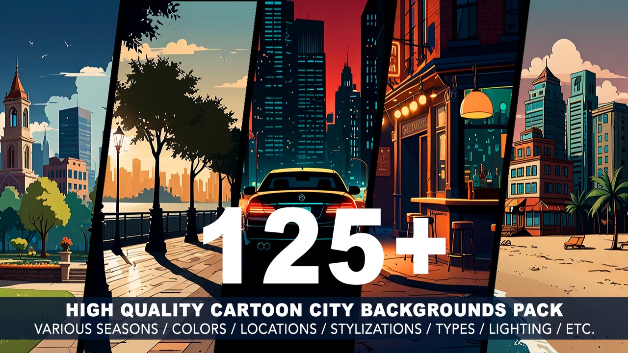 Media 1 for listing 125+ CITY BACKGROUNDS
