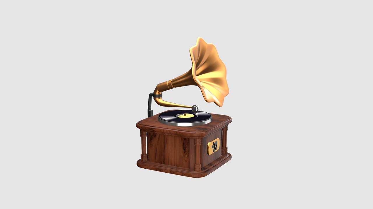 Media 1 for listing Phonograph Cartoon Music