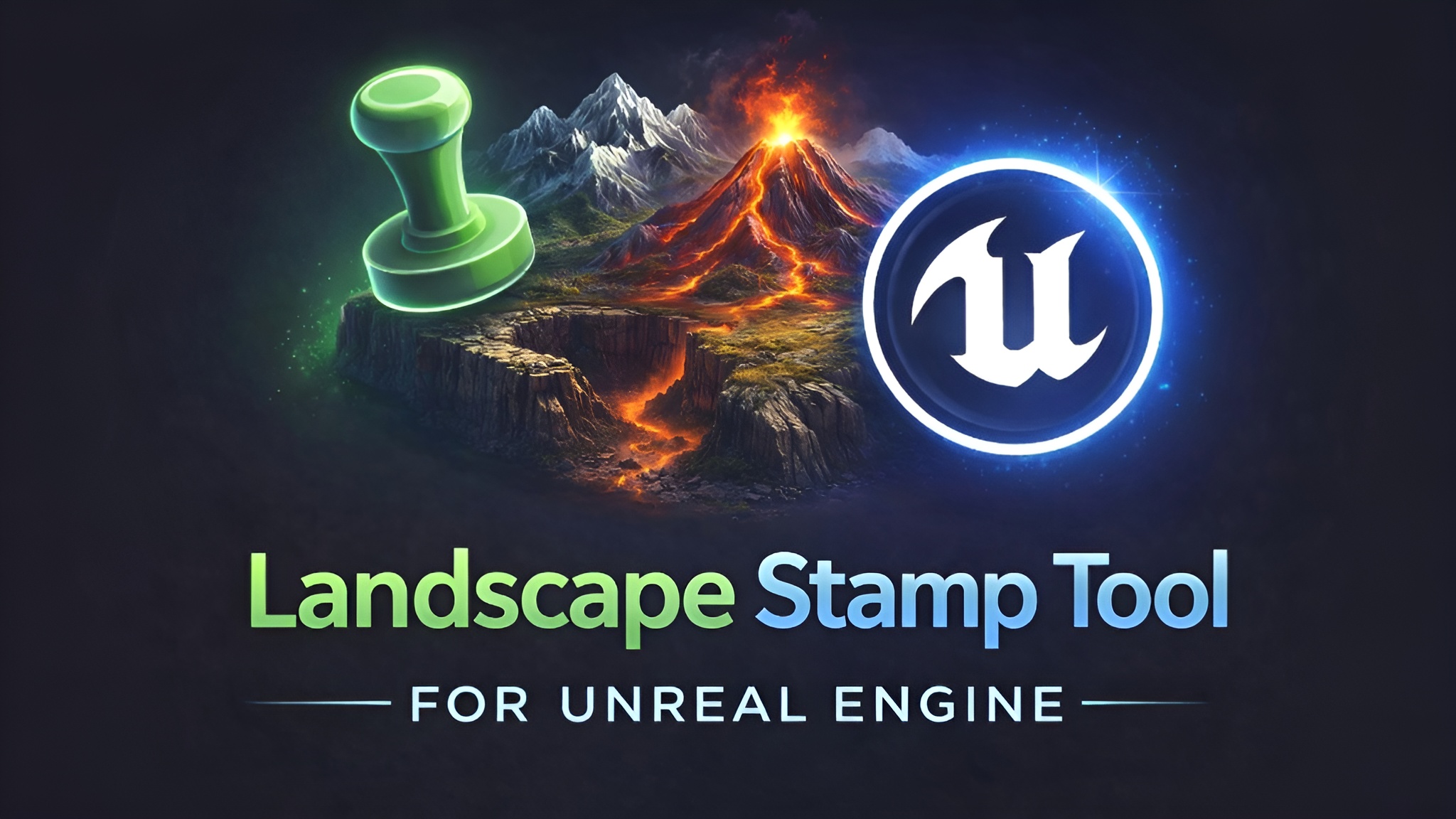 Landscape Stamp Tool | Dynamic Landscape Morphing | Fab