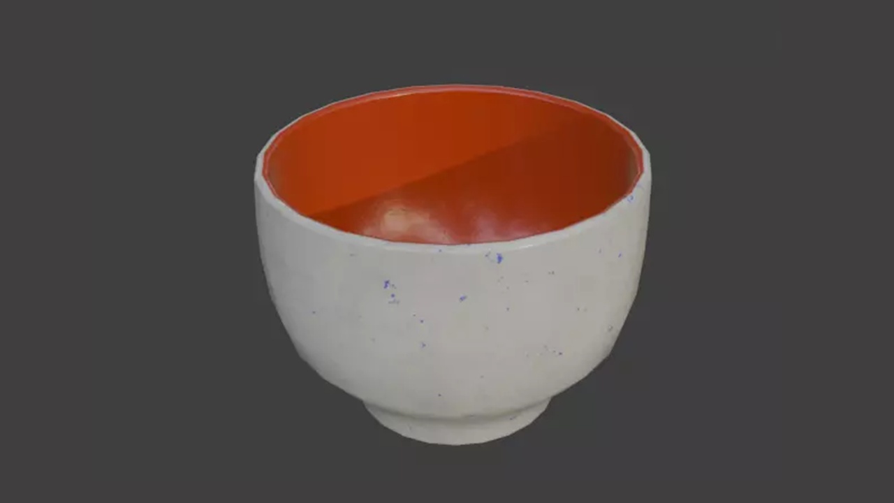 Media 1 for listing Lowpoly Bowl 3D Model for Architecture and Kitchen