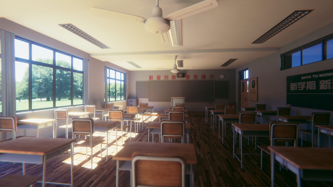 Media 1 for listing Classroom Interior Scene