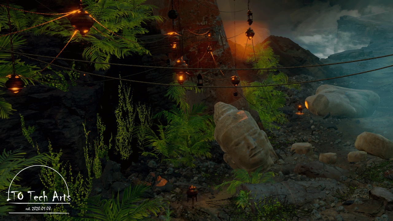 Media 1 for listing Broken Buddha Statue (Full Set) - Realistic PBR