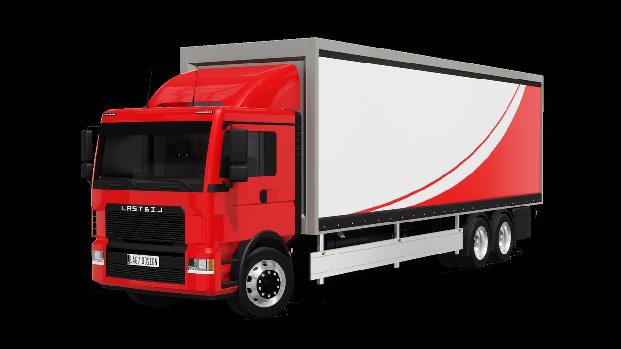 Media 1 for listing Cargo Truck - Low poly