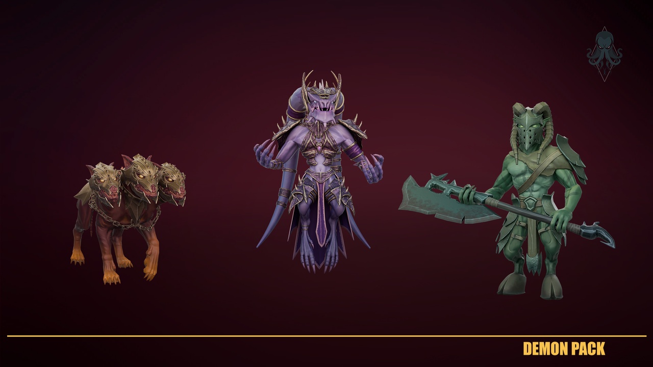 Media 1 for listing Stylized Modular Demons Creatures Pack