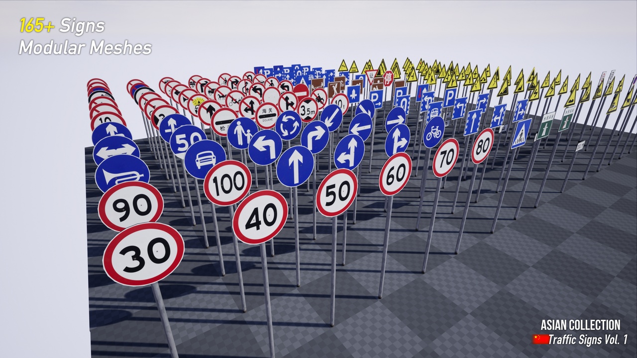 Media 1 for listing Asian Collection: Chinese Traffic Signs Vol. 1