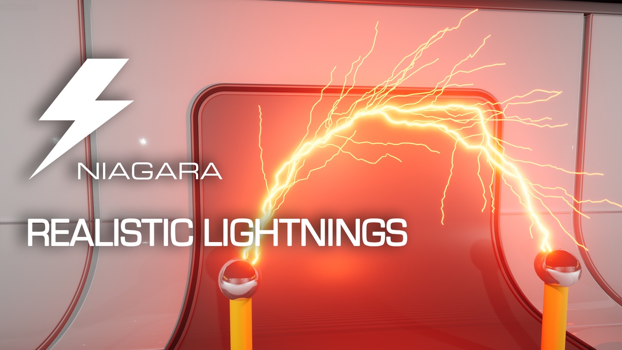Media 1 for listing Advanced Lightning VFX [Niagara] - Storm & Electricity