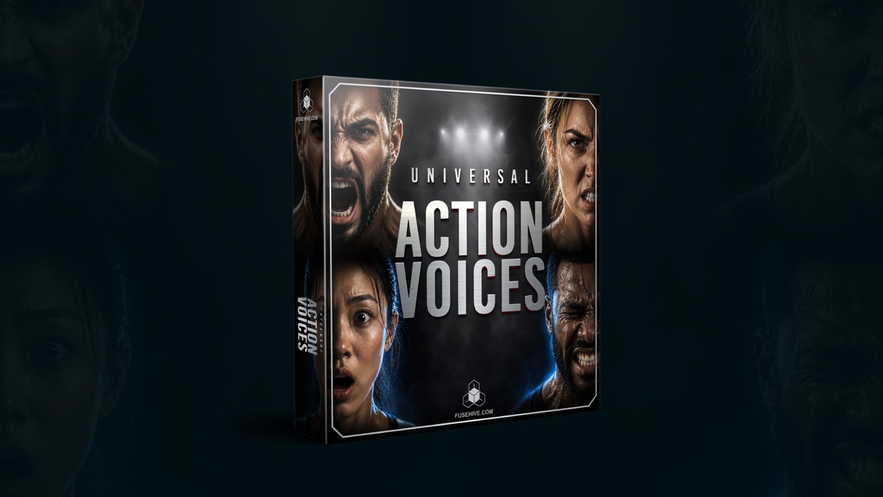 Media 1 for listing Universal Action Voices | Professional Human Voice Library
