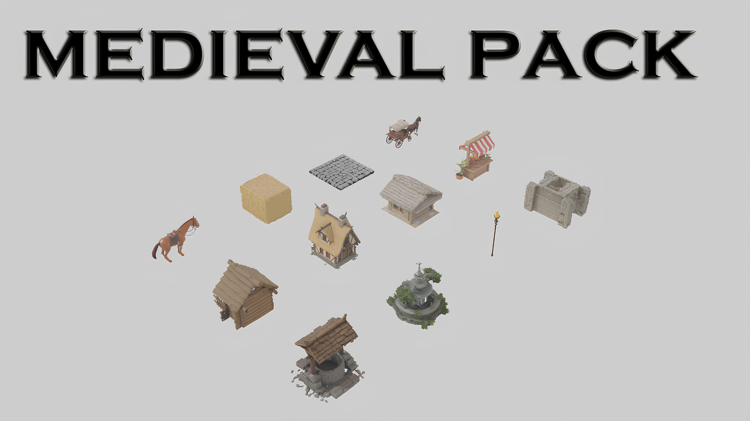Media 1 for listing Medieval Pack - 12 Model
