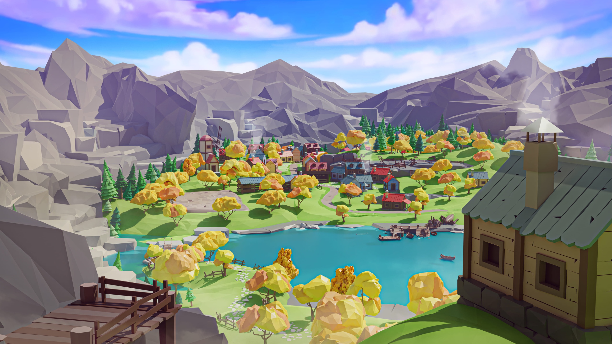 商品 Village 2 - Low Poly 3D Models Pack 的媒体 1