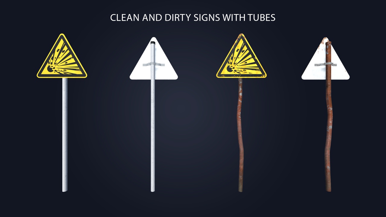商品 Hazard & Safety 285 signs collection 的媒体 1