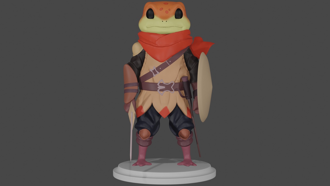 Media 1 for listing Stylized frog