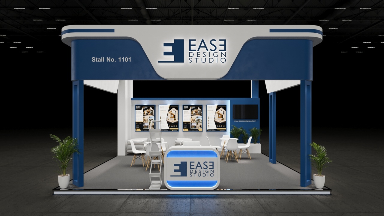 Media 1 for listing 6x6 Modern Technology Exhibition Booth Design 3D Model