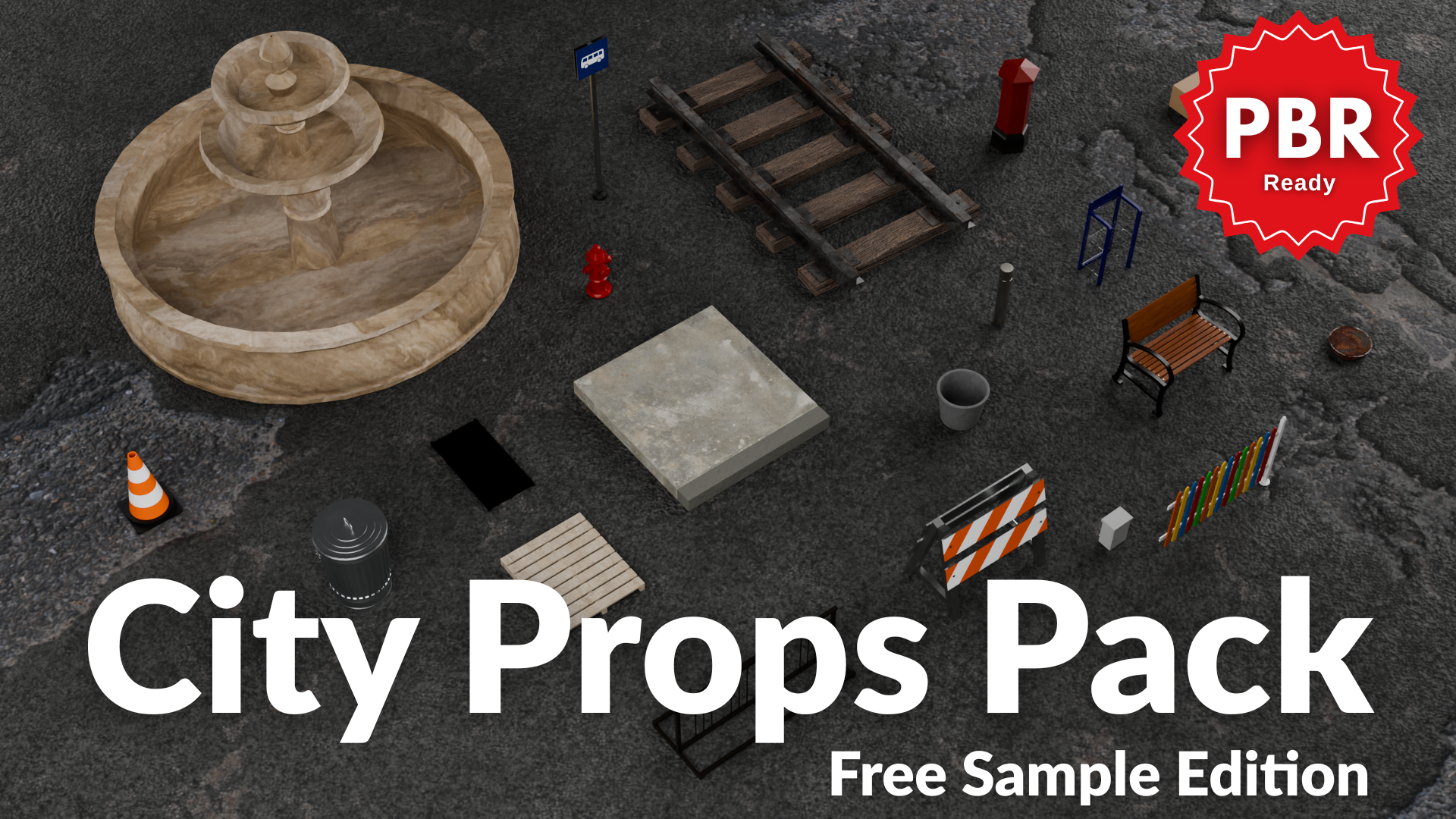 City Props Pack | Free Sample Edition | Fab