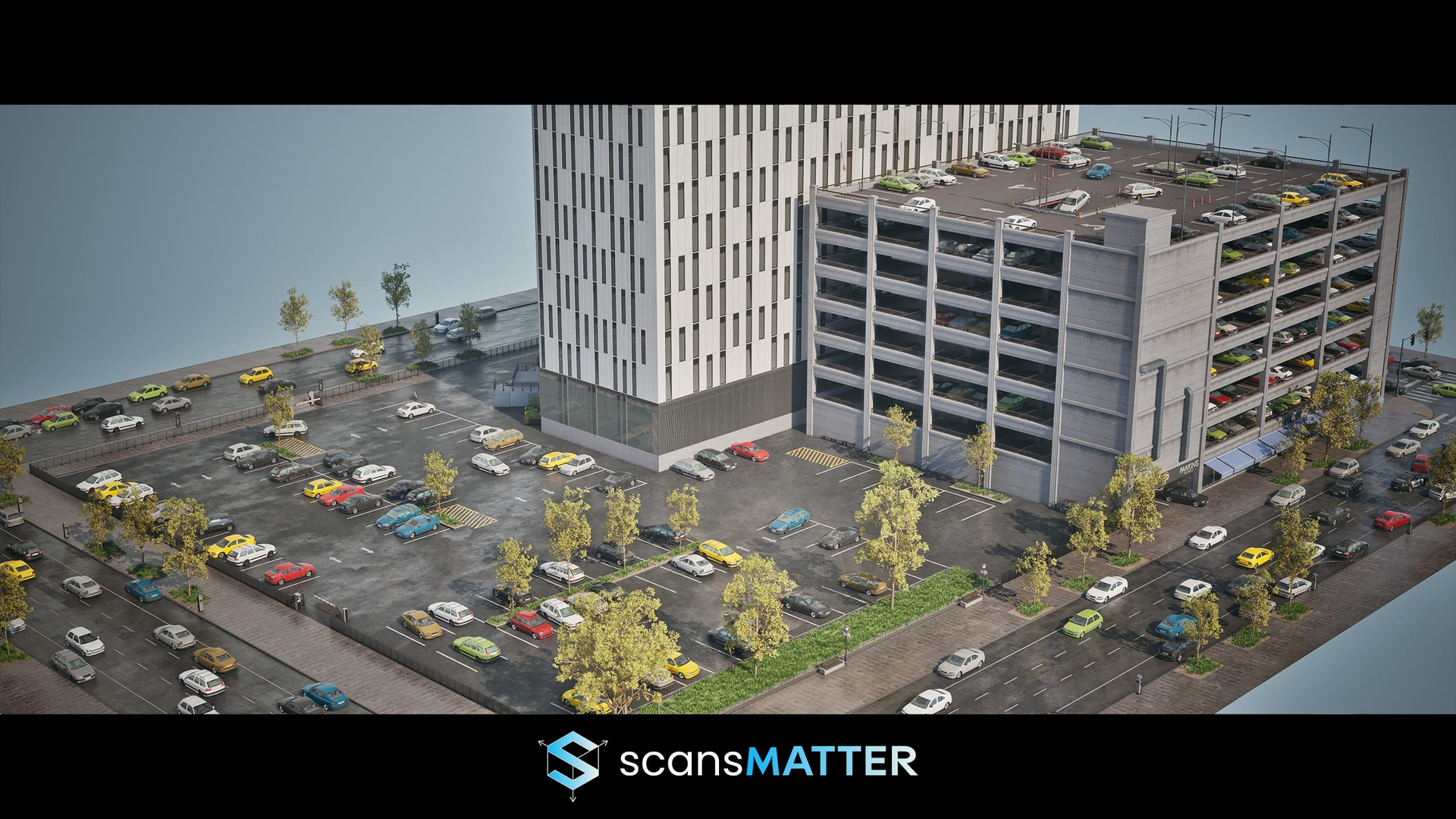 Media 1 for listing Parking Garage & Parking Lot 3D Environment